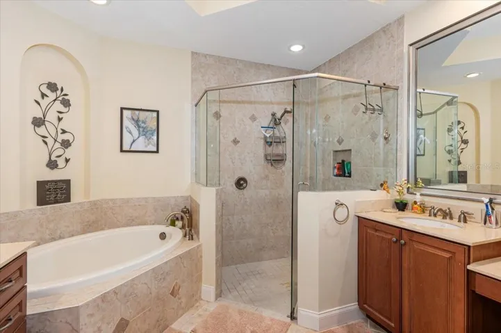 Double split vanities