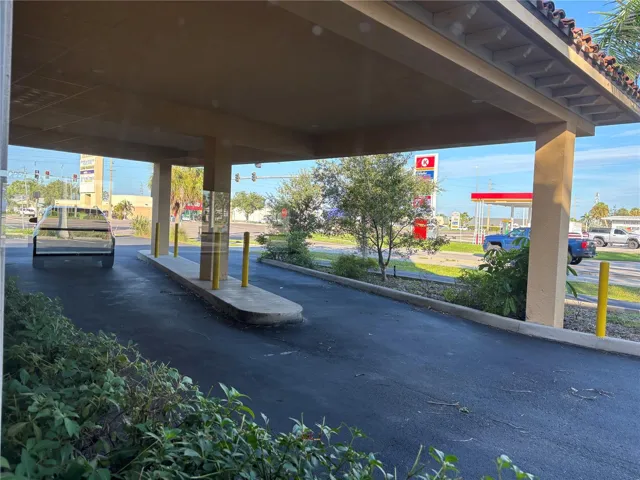 Drive thru from inside