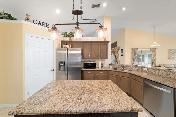 Closet Pantry. Open kitchen for all cooking needs