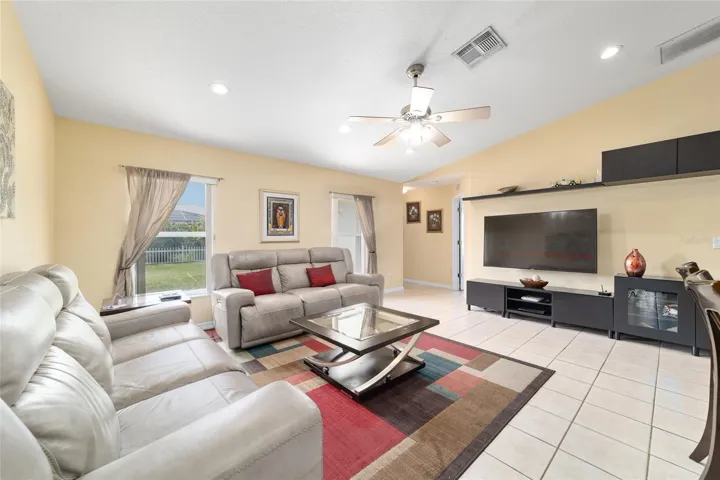 Second Living room leads to Guest Rooms