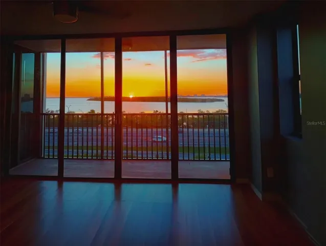 Sunset from the second bedroom