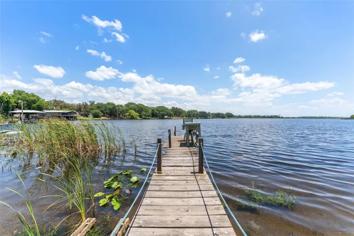 Dock Leads to the Water!