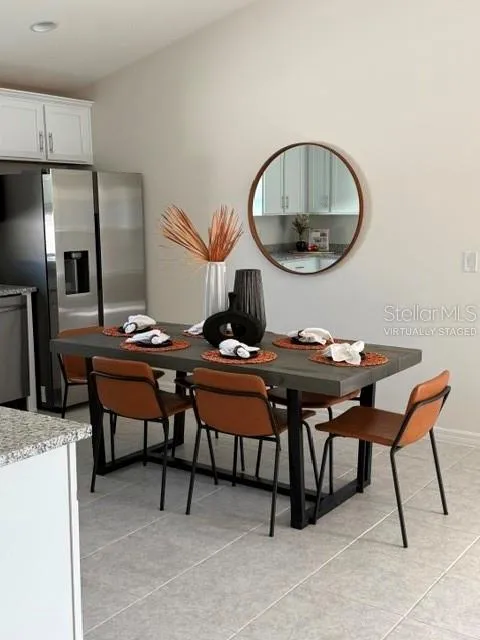 kitchen, virtually staged