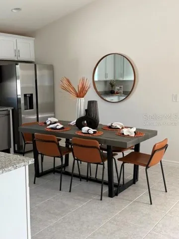 kitchen, virtually staged