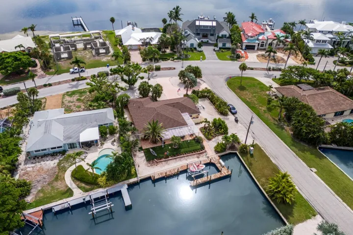 Aerial View of Corner Lot Home - .32 Acres