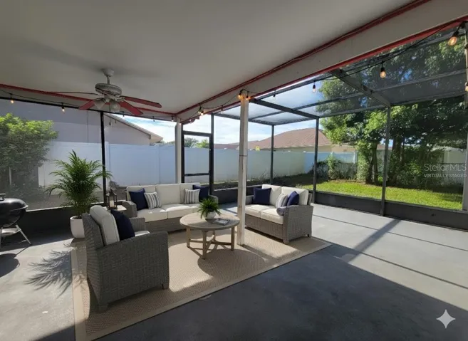 Virtually Staged Lanai