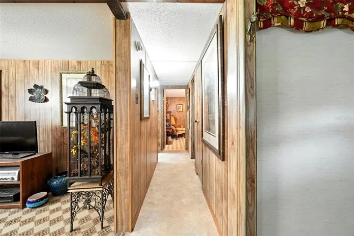 Hallway to bedroom 1 and 2 and guest bath
