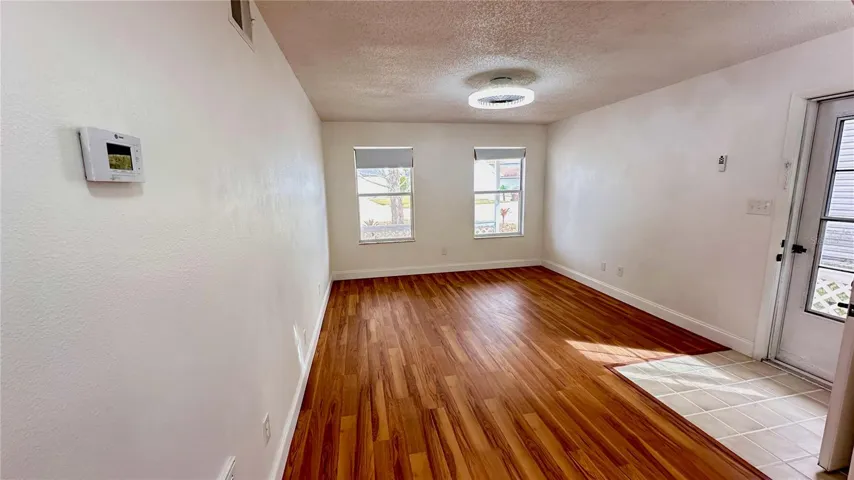 Open living room with natural light