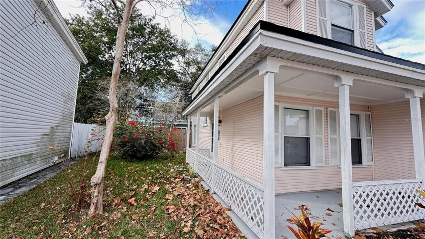 Inviting front porch