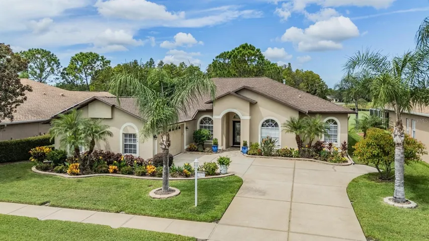Resort-style curb appeal