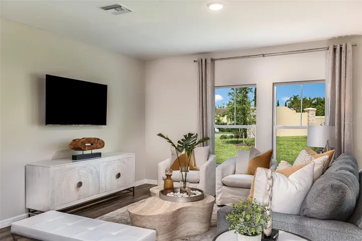 virtually staged/model home