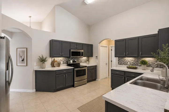 Kitchen Virtually Staged