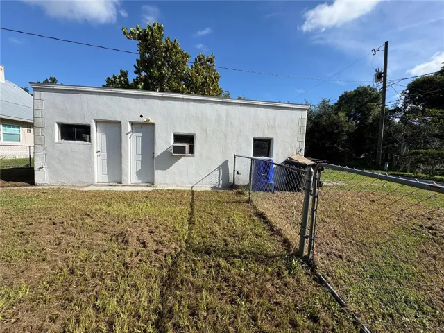Garage side view