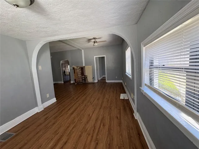 Living room from front door