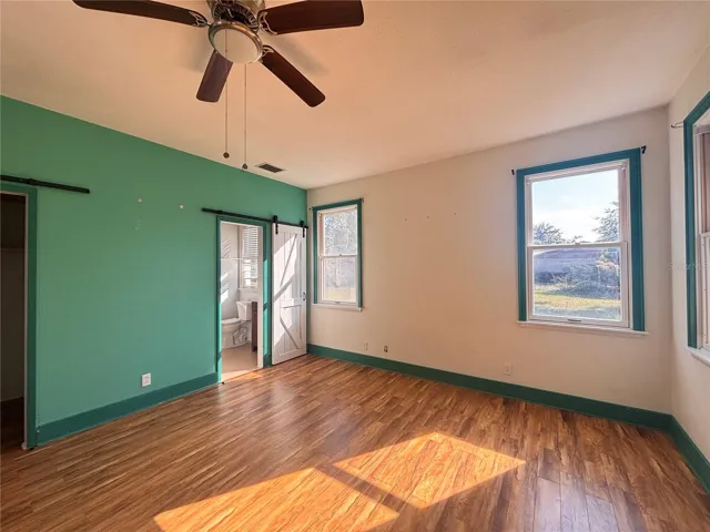 Spacious Rooms, Thoughtfully Designed for Comfort. Stylish Barn Doors Adding Character and Flow.
