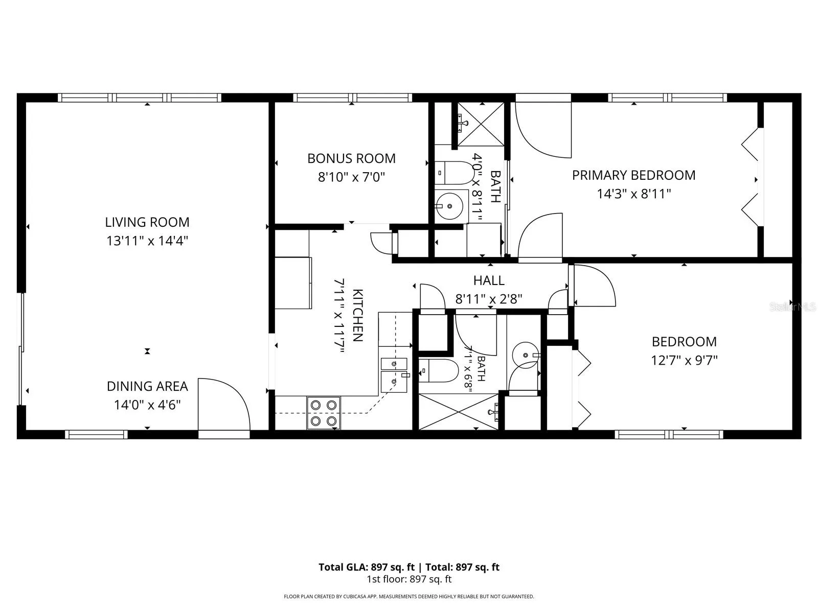 Floorplan with Dimensions