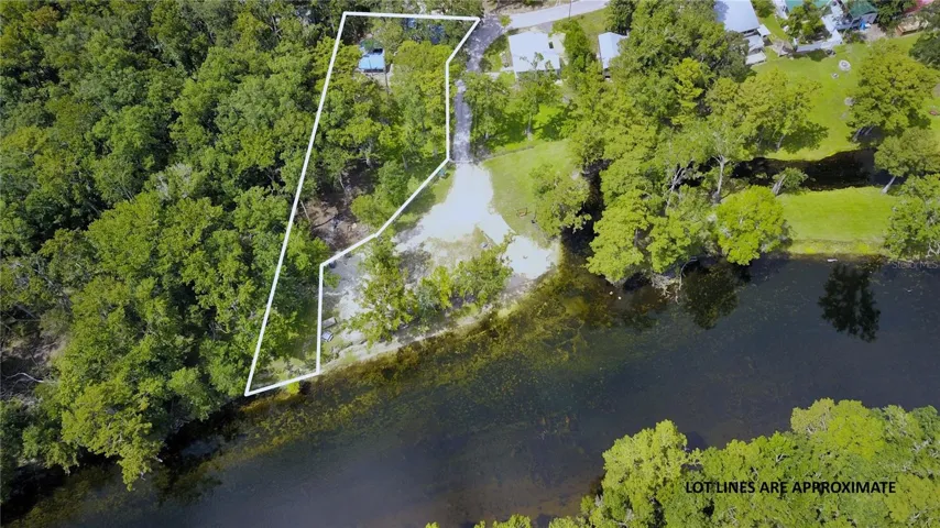 Aerial view- Lot lines are approx.