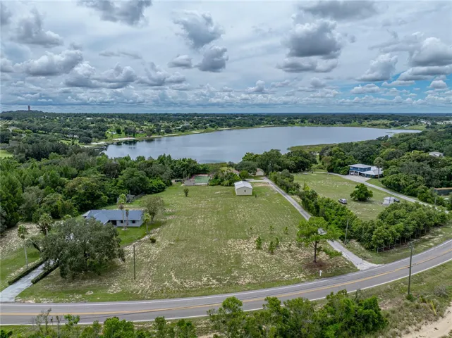 aerial view looking South