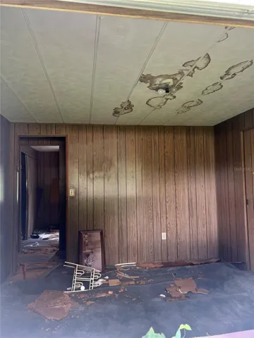 The same interior room looking in from the window.