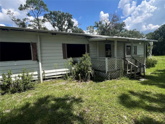 The front of the home.