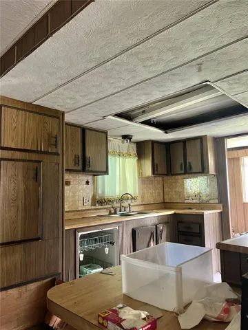 Some of the items in the kitchen may be salvageable.