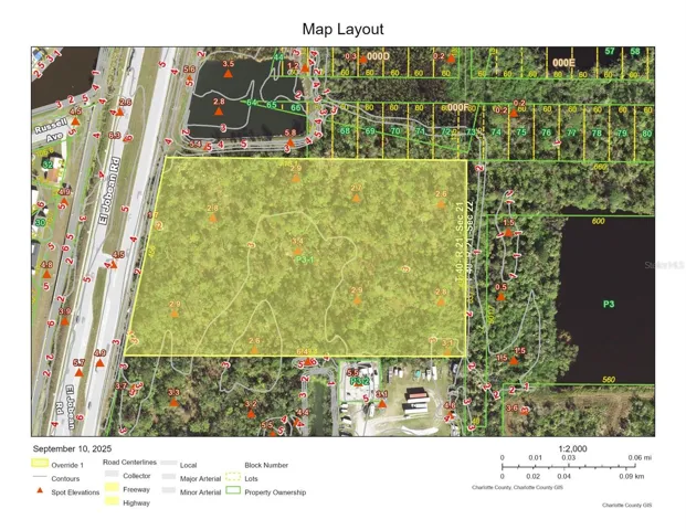 GIS Spot Elevations