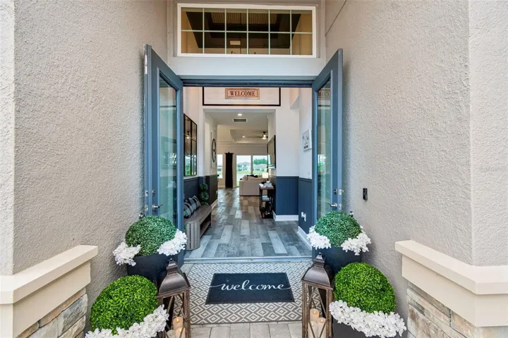 Double Door Glass Entryway