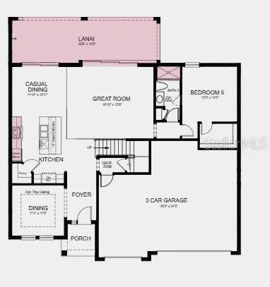 Additional Highlights Include: Gourmet kitchen, sliding glass door at casual dining and great room, deluxe primary bath, shower at downstairs bath, tray ceiling at dining room, primary suite and game room, and extended covered lanai.