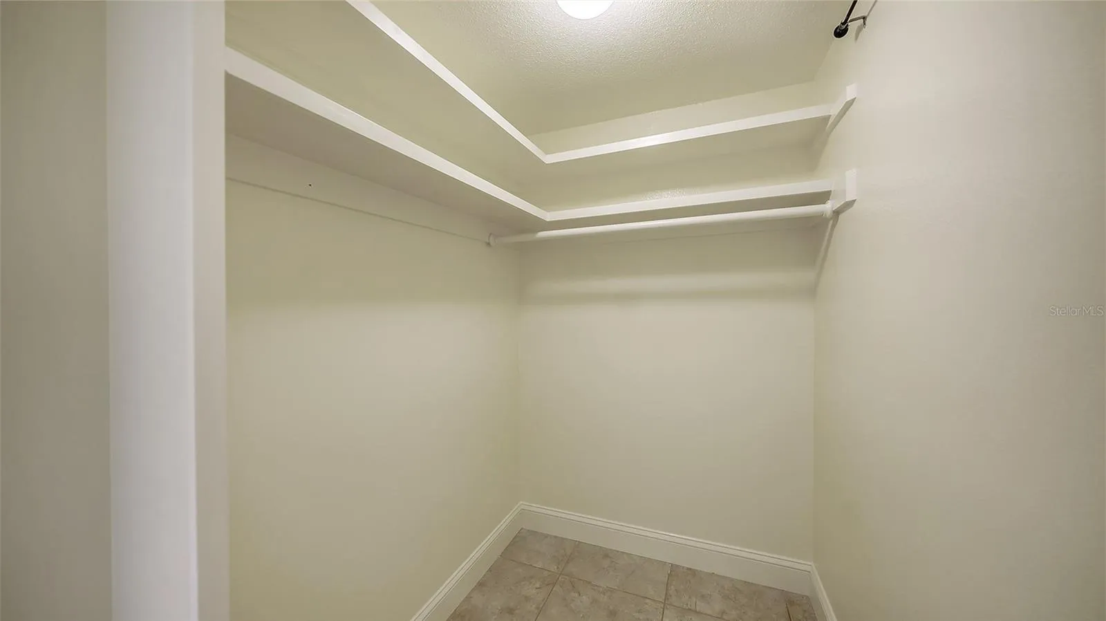 Walk-in closet.