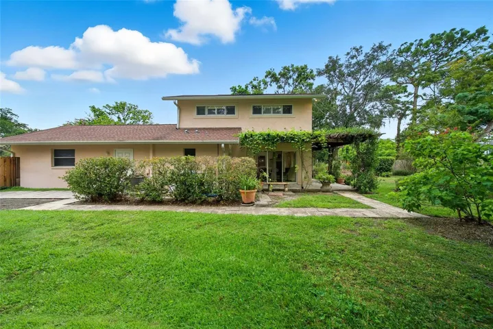 Back view of property