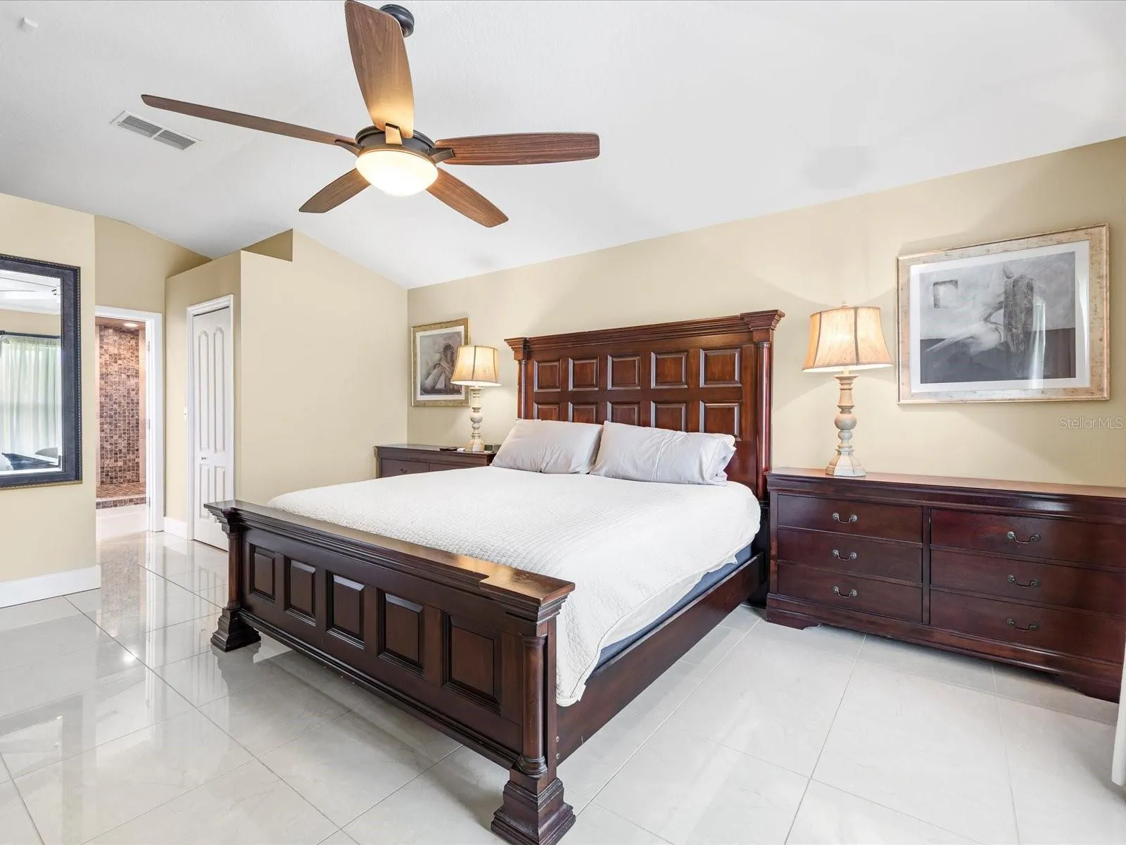Primary Bedroom with 2 Walk-In Closets