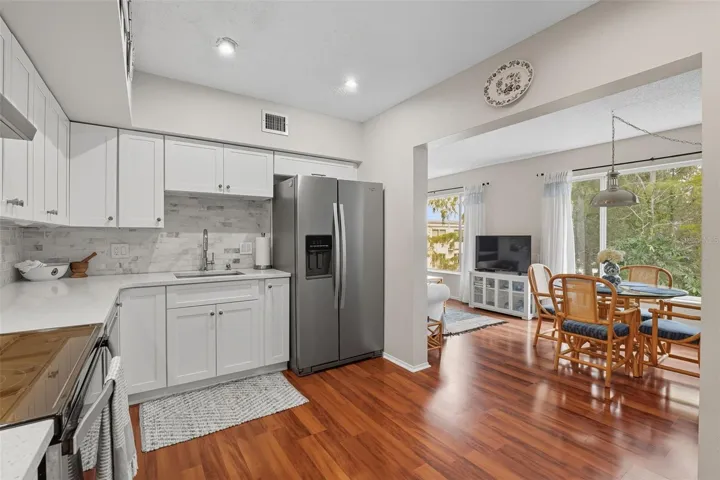 Kitchen to breakfast nook and bonus room