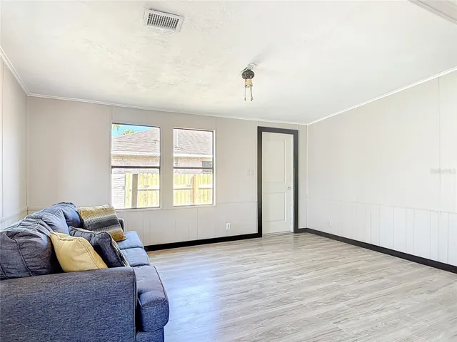 living room is large