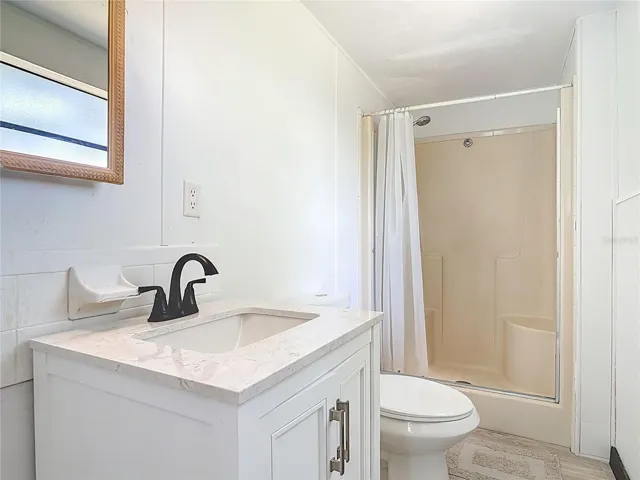 both bathrooms are remodeled