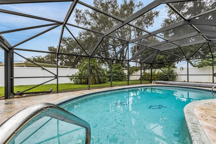 Lush landscaping and desirable privacy fencing