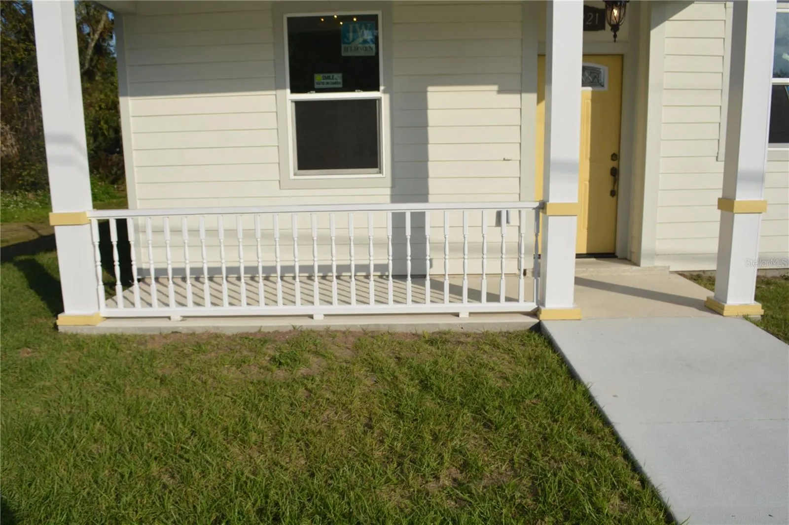 View of the handrails