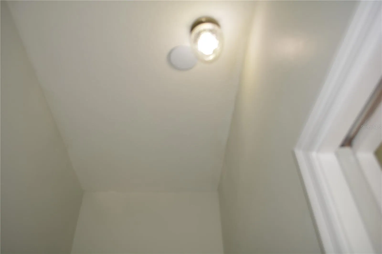 Walk-in closet with light