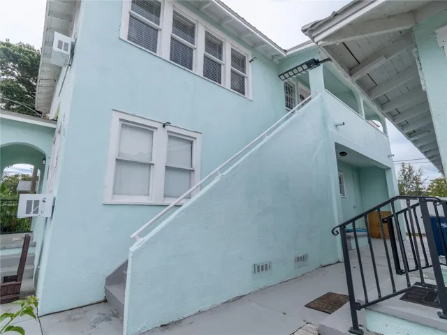 Entrance to upstairs apartments
