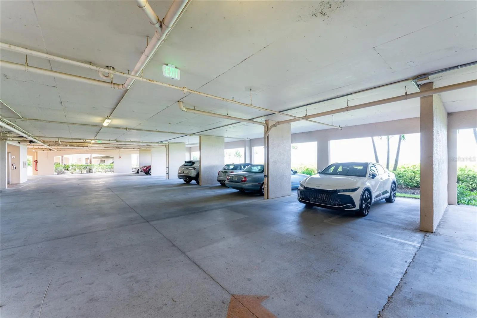 Under building garage
