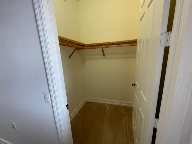 Large walk in closet