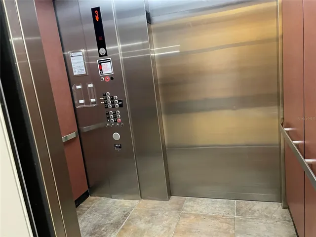 Elevator opens into your unit