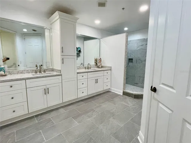 There is a separate water closet