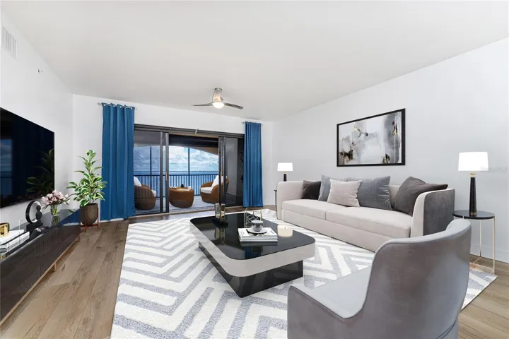 virtual staging of great room