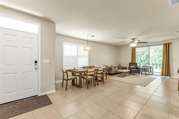Large tile throughout