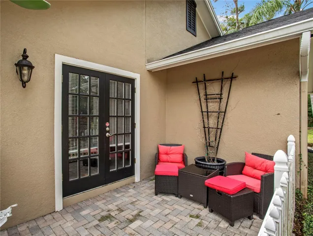 PATIO OVERLOOKING LAKE