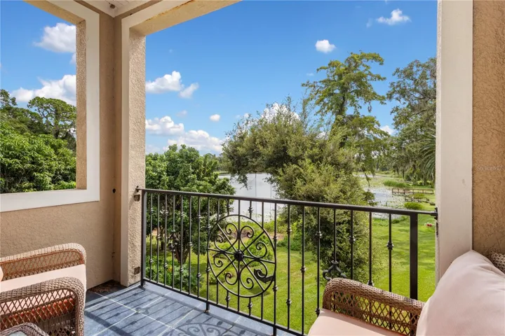 upstairs Balcony off Primary bedroom-Beautiful view