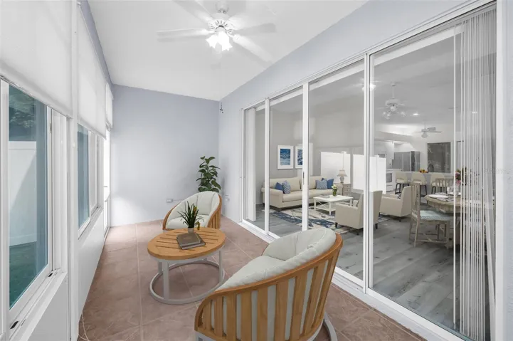 Enclosed Sunroom!
