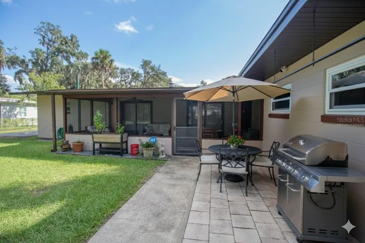"Virtually Staged" Patio View.