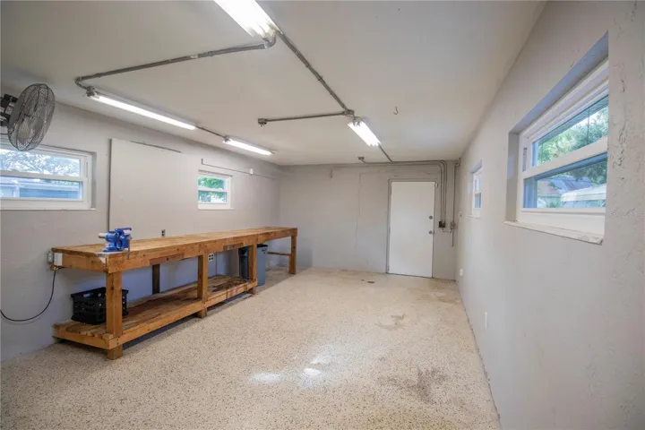 Private entrance to the workroom.