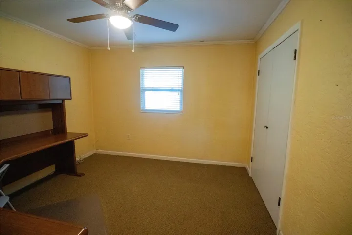 Bedroom Three used as an Office.